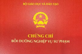 Chứng chỉ nghiệp vụ sư phạm